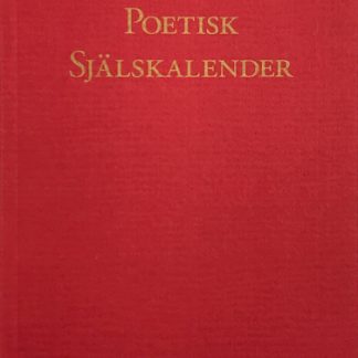 Omslag för Poetisk Själskalender - Dikter i urval av Uwe Lemke